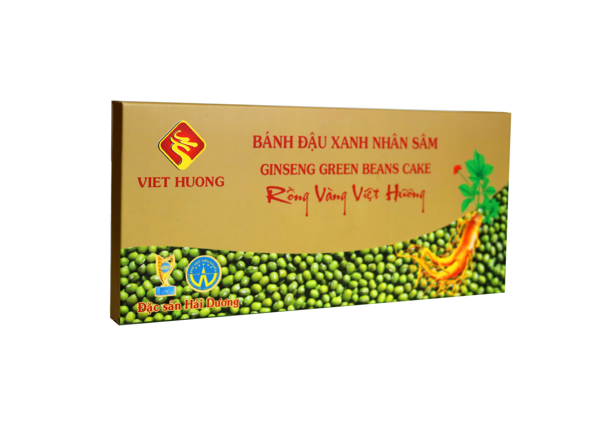 Banh dau xanh nhan sam